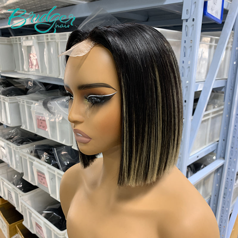 15A Super Double Drawn Glueless Wig Highlight Human Hair