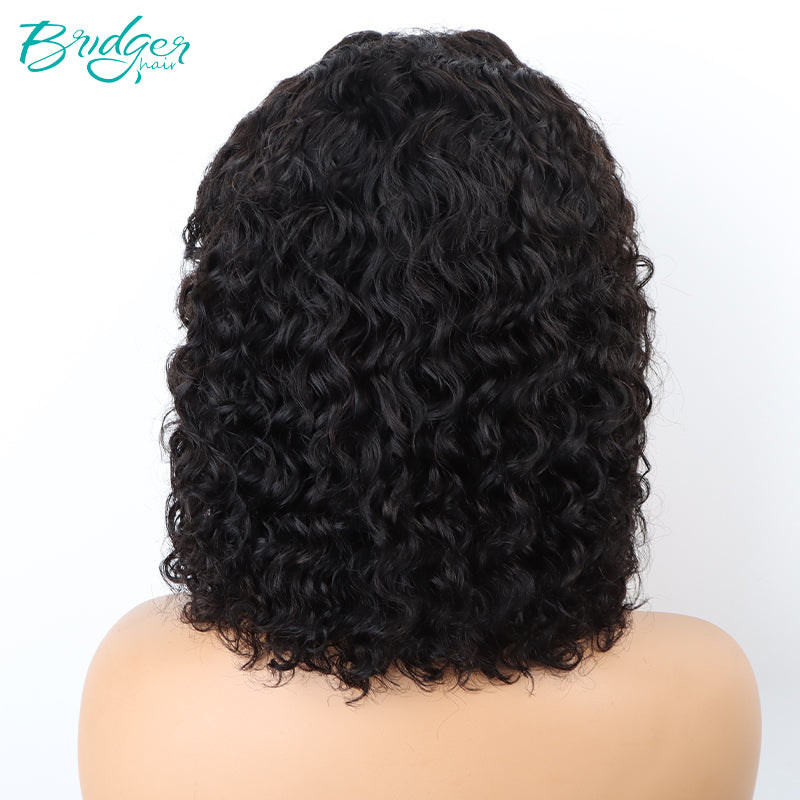 Water Wave Bob Wig 13*4 Lace Front Wig 4*4 Closure Bob Wig|Bridger Hair