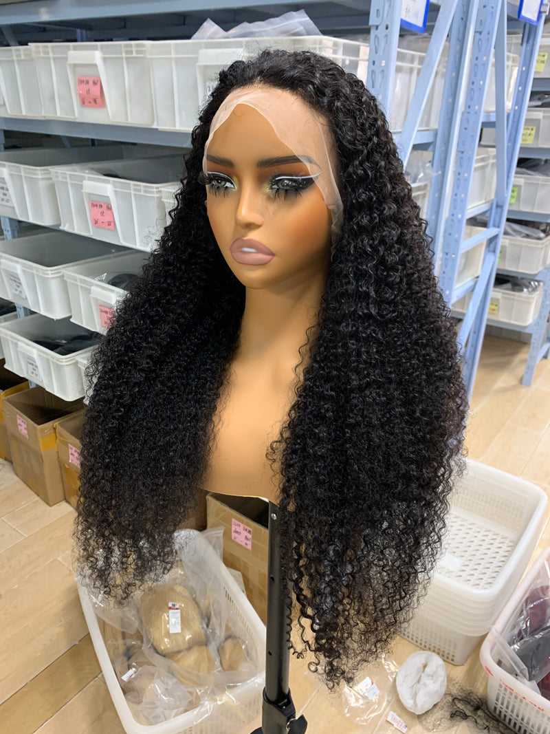 Kinky Curly 13*4 Lace Frontal Wig Curly 4*4 Closure Wig Human Hair Lace Wig| Bridger Hair®