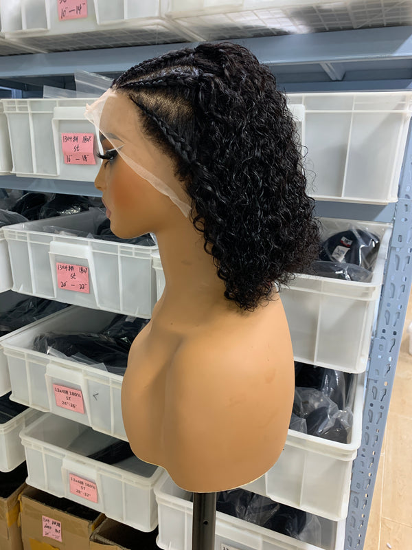 Jerry Curly BOB wig 13*4 full frontal lace wig/ Bridger Hair®