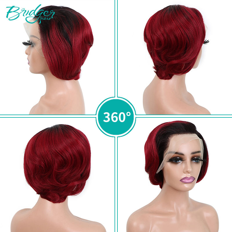 13*4 Full Frontal Wig #pixie cut/ Bridger Hair®