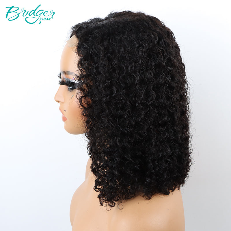 Jerry Curly Bob Wig 13*4 Lace Front Wig 4*4 Closure Bob Wig|Bridger Hair