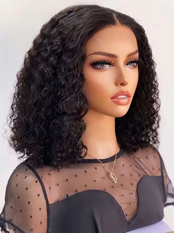 Water Wave Bob Wig 13*4 Lace Front Wig 4*4 Closure Bob Wig|Bridger Hair