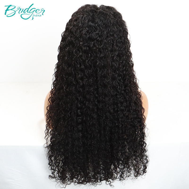 13*4  Full Lace Frontal Wig &4*4 closure wig jerry curly human hair | Bridger Hair®