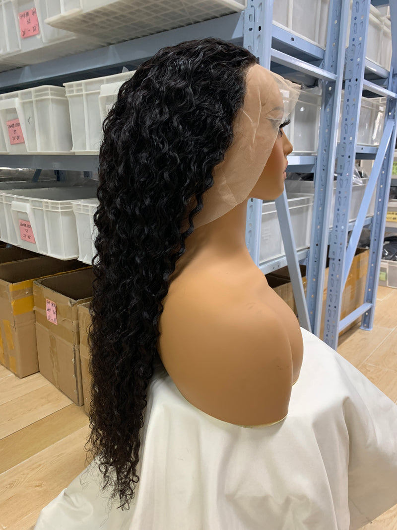 Water Wave 360 lace frontal wig human hair/ Bridger Hair®