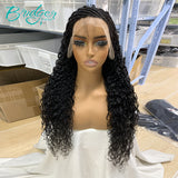 13*4 full frontal lace wig water wave natural color/ Bridger Hair®