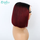 2*6 kim closure Ombre Bungundy wigs/ Bridger Hair®