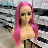 Customized Colored Straight 13*4 Lace Front Wig 4*4 Lace Closure Wig | Bridger Hair®