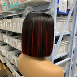 15A SDD glueless wig P1b/red human hair / Bridger Hair®