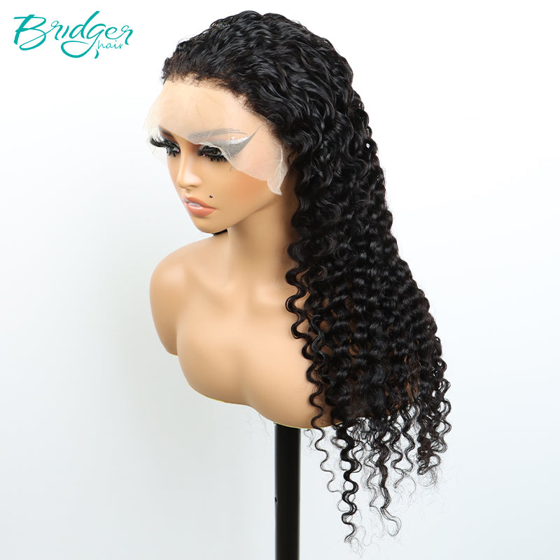 13*4  Full Lace Frontal Wig &4*4 closure wig deep wave human hair | Bridger Hair®