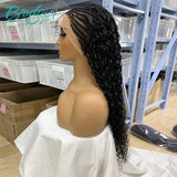 13*4 full frontal lace wig water wave natural color/ Bridger Hair®