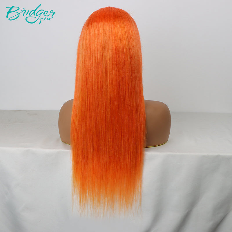 Customized Colored Straight 13*4 Lace Front Wig 4*4 Lace Closure Wig | Bridger Hair®