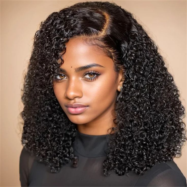 Kinky Curly Bob Wig Lace Front Wig 13*4 Human Hair Bob Wig 4*4 Closure Wig|Bridger Hair