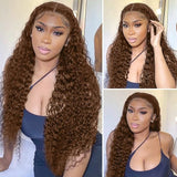 #6 Kinky Curly 13*4 Lace Frontal Wig human hair/ Bridger Hair