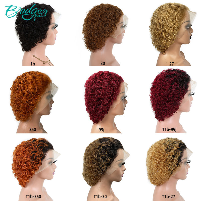 13x4 full frontal lace wig  pixie curly/ Bridger Hair®