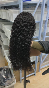 13*6 Lace wig water wave  Human Hair Wig| Bridger Hair