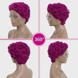 13*1 short curly lace front wig / Bridger Hair®