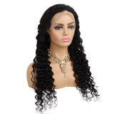 Deep Wave Lace Front Human Hair Wig for Black Women