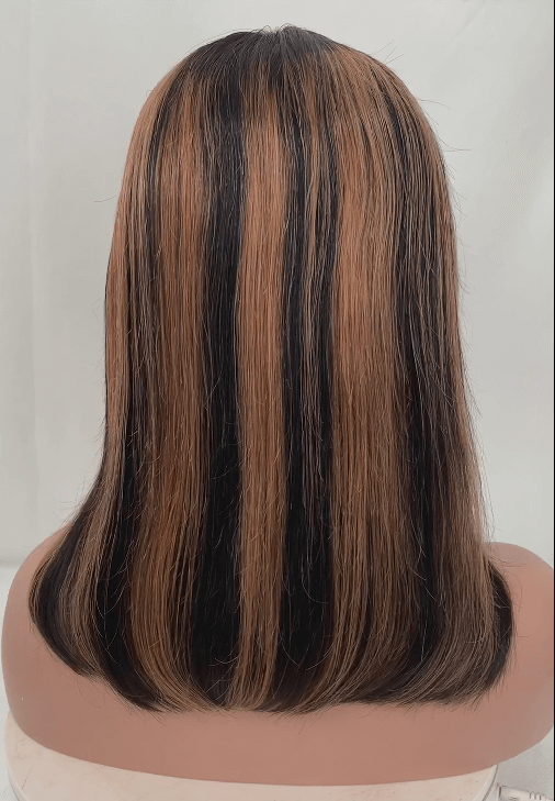 Customized 1B/30 Bob Lace Front Wig 13*4 Human Hair Wigs |Bridger Hair