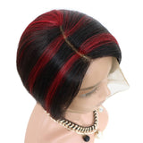 L Part #p1b/99j Straight Lace Front Wig / Bridger Hair