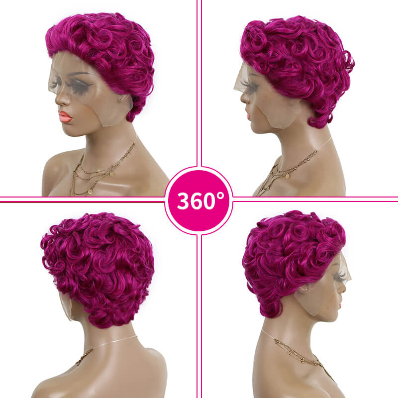 13*1 short curly lace front wig / Bridger Hair®