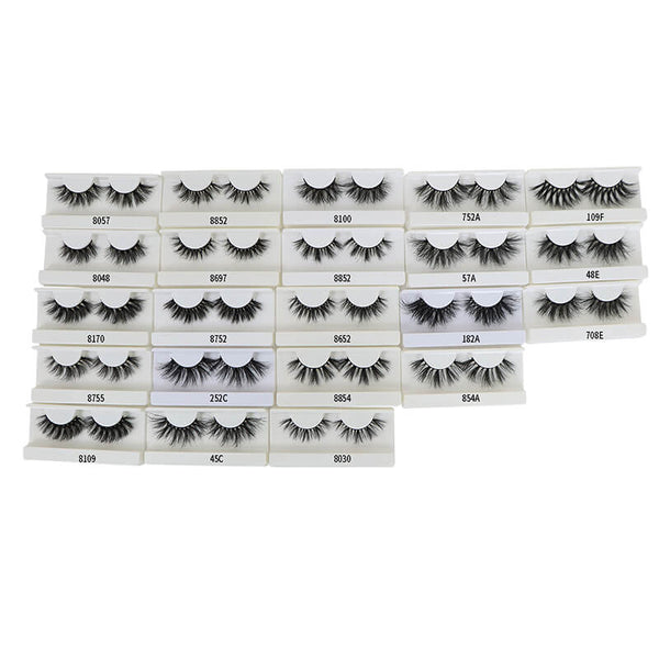 Natural Long Wispies lashes Fluffy lashes Beauty Volume Soft False Eyelashes