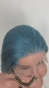  Blue Body Wave Wig