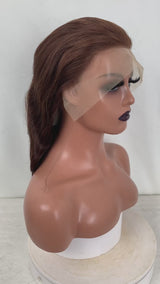 Chocolate Brown Body wave 13*4 Lace Front Wig Human Hair Wig 4*4 Closure Wig #4 | Bridger Hair®
