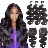 Body Wave Hair Bundles with Closure 