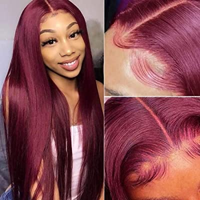 Burgundy Straight Wave