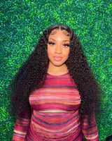 Afro Kinky Curly 13*4 Lace Frontal Wig T Part Human Hair Lace Wig| Bridger Hair