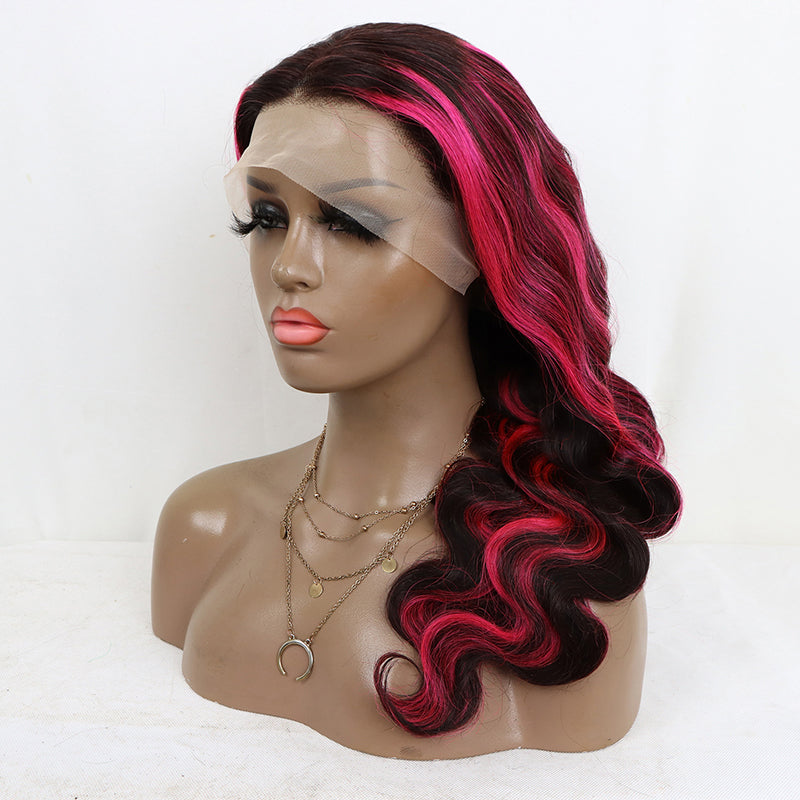 Customized Ombre Highlight #p1b-Pink Body Wave