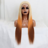 Customized Ombre #  613/ orange / brown  Straight