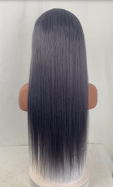 Customized gray straight 13*4 Lace Front Wig | Bridger Hair®