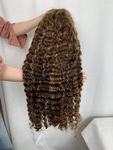 Highlight Deep Wave Lace Front Wig Bridger Hair