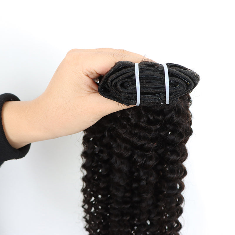 Double Drawn bundles Deep Curly