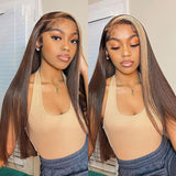 Highlight   #4/27 Straight Lace Front Wig