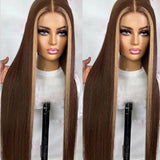 Highlight   #4/27 Straight Lace Front Wig