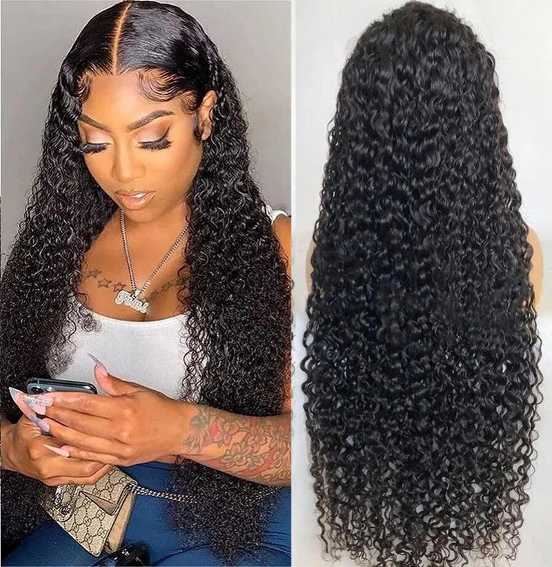 Jerry Curly 13*4 Lace Frontal Wig with Big Lace | Bridger Hair