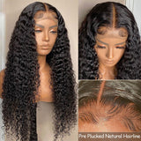 Jerry Curly 13*4 Lace Frontal Wig Curly T Part Human Hair Lace Wig | Bridger Hair®