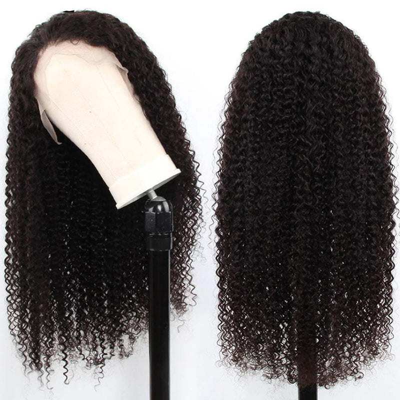Kinky Curly 13*4 Lace Frontal Wig with Big Lace | Bridger Hair