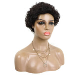 Short Curly  Machine Made Wig