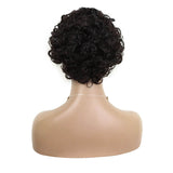 Short Curly  Machine Made Wig