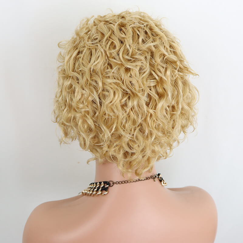 13*1 Blonde #613 Short Curly Wig / Bridger Hair®
