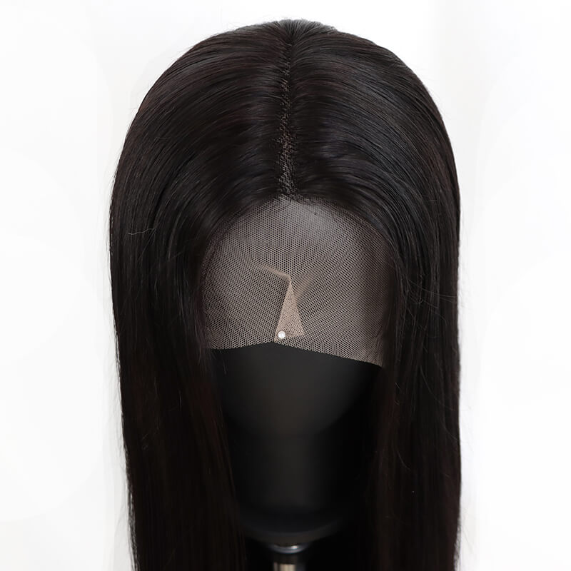 13*4 Straight Lace Frontal Wig Straight Human Hair Wigs T Part Wig 8-32 Inch | Bridger Hair®
