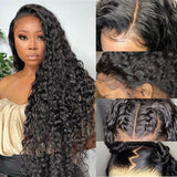 Water Wave 5*5 Lace Closure Wig Curly Human Hair Wig| Bridger Hair
