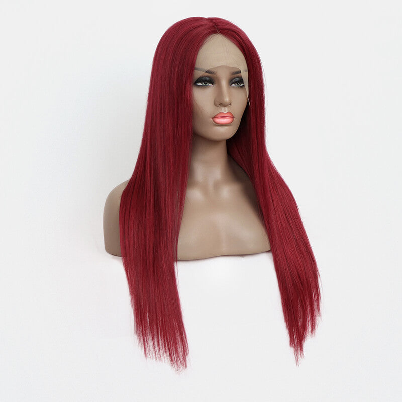 burgundy wigs african american