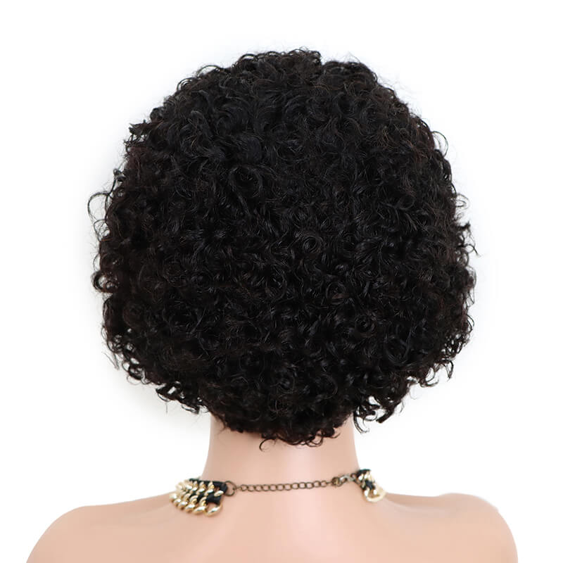 Tight Curly Lace Front Human Hair Wig Bridger Hair 