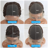 Jerry Curly 13*4 Lace Frontal Wig Curly T Part Human Hair Lace Wig | Bridger Hair®