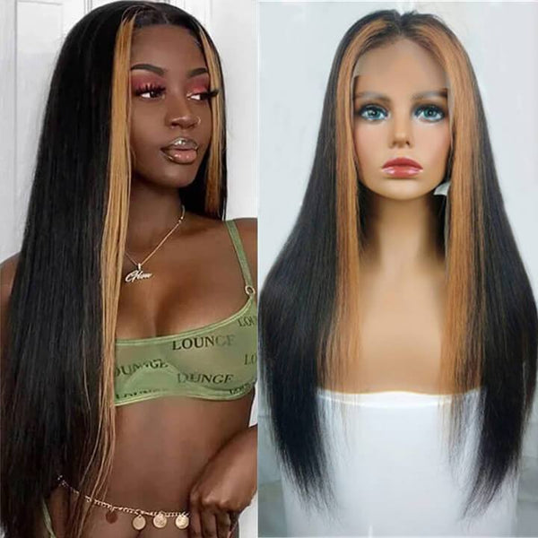 long straight lace front wigs 
